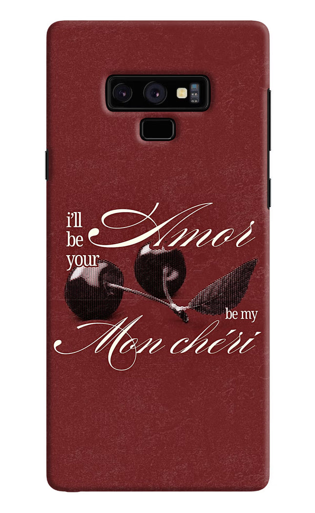 Velvet Cherry Samsung Note 9 Hard Case Back Cover by Casekaro