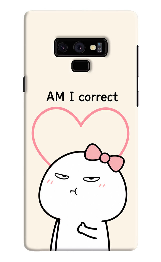 Always Right Samsung Note 9 Hard Case Back Cover by Casekaro