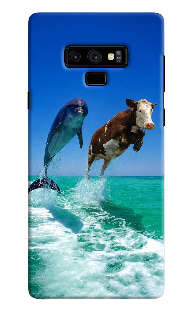 Dolphin vs Cow Samsung Note 9 Hard Case Back Cover by Casekaro