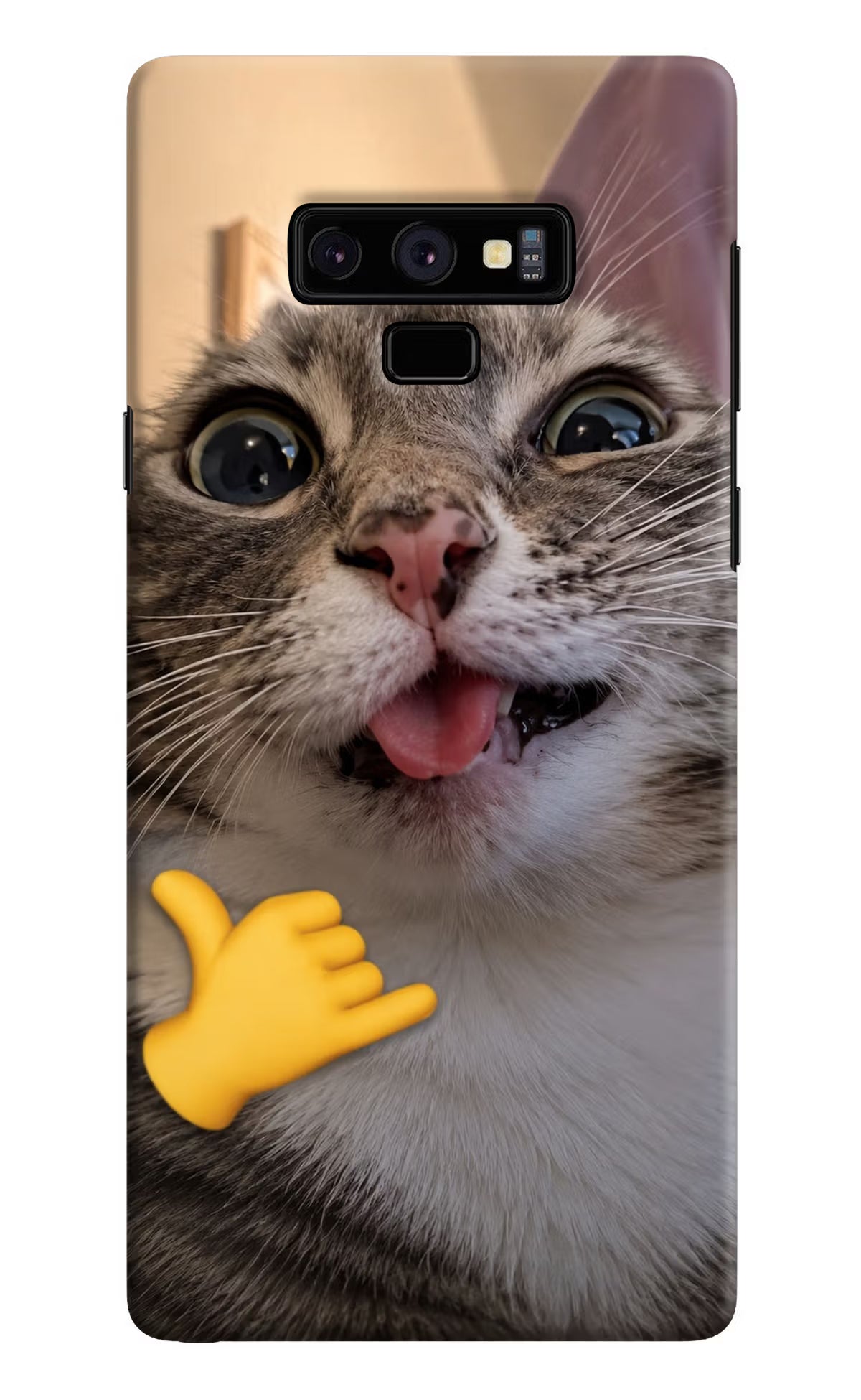 Silly Cat Call Samsung Note 9 Back Cover