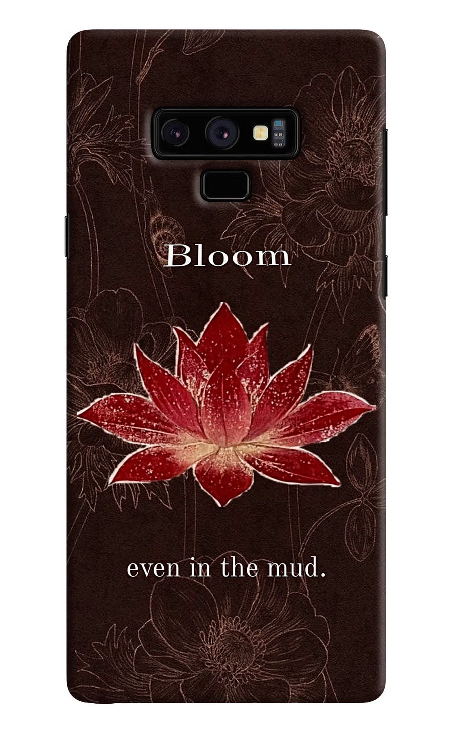 Bloom Samsung Note 9 Back Cover, Hard case