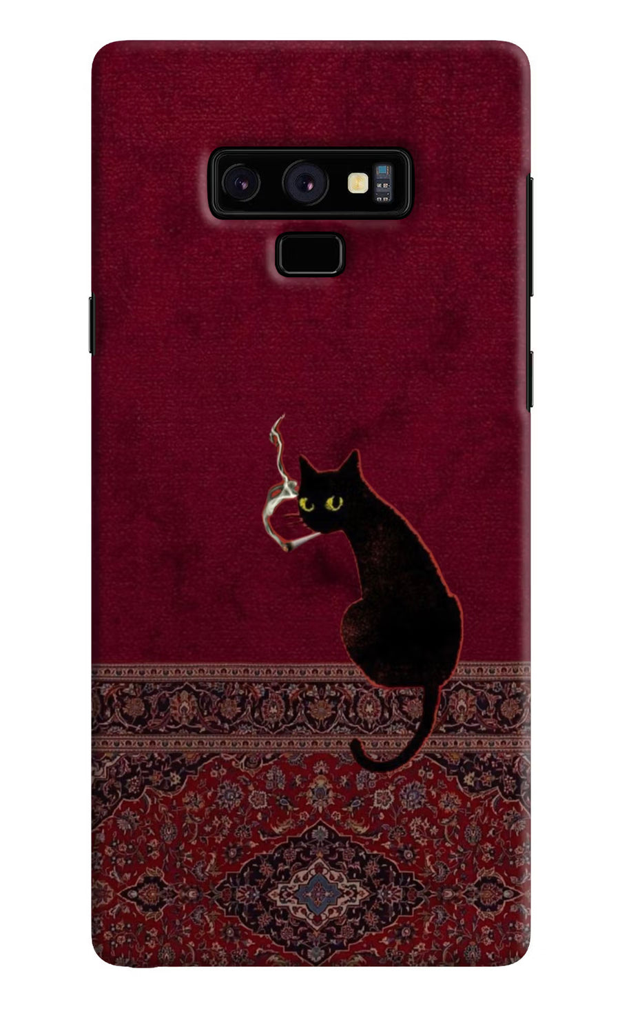 Midnight Cat Samsung Note 9 Back Cover, Hard case