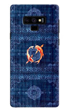 Koi Blue Samsung Note 9 Hard Case Back Cover by Casekaro