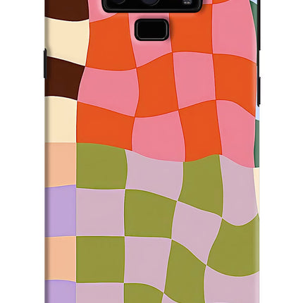 Wavy Grid Samsung Note 9 Back Cover