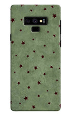 Green Stars Samsung Note 9 Back Cover