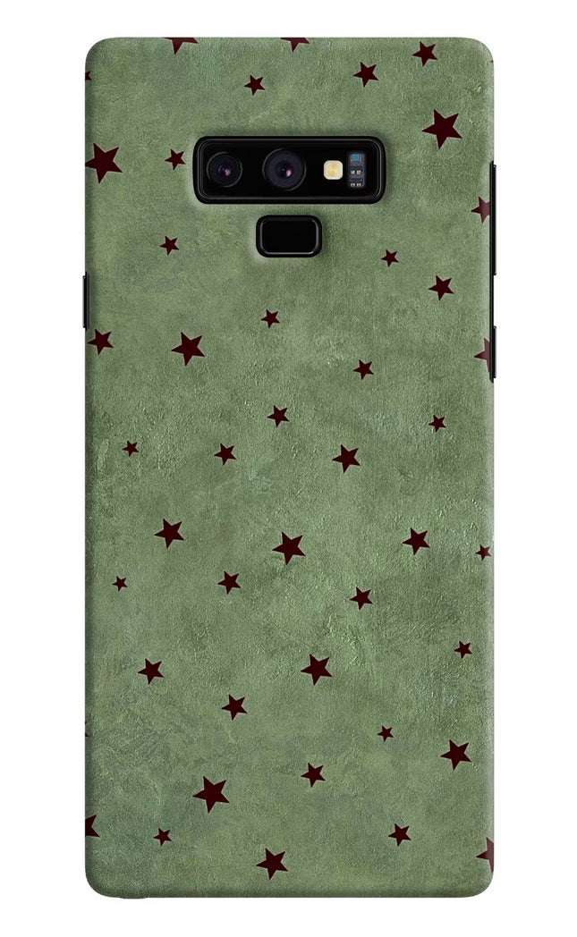 Green Stars Samsung Note 9 Hard Case Back Cover by Casekaro