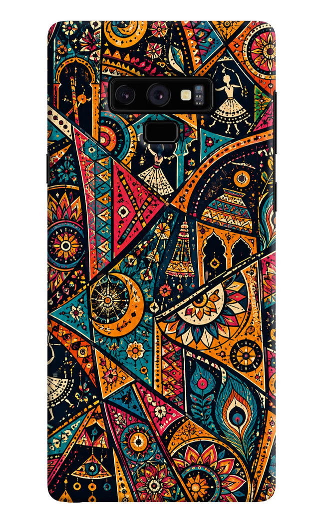 Folk Print Samsung Note 9 Hard Case Back Cover by Casekaro