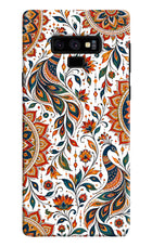 White Mayura Samsung Note 9 Back Cover