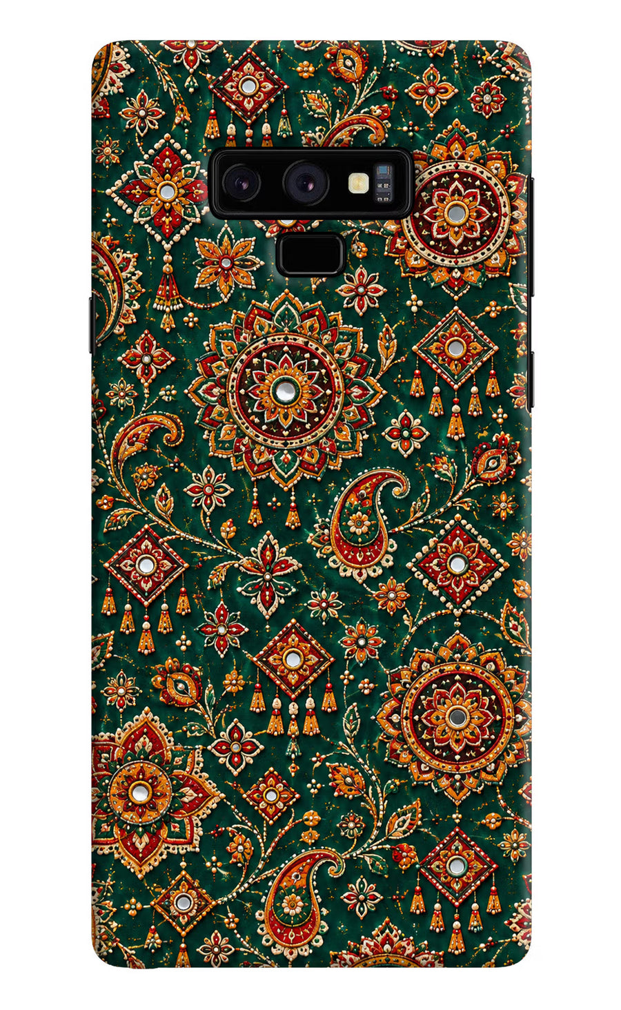Green Pataka Samsung Note 9 Back Cover, Hard case