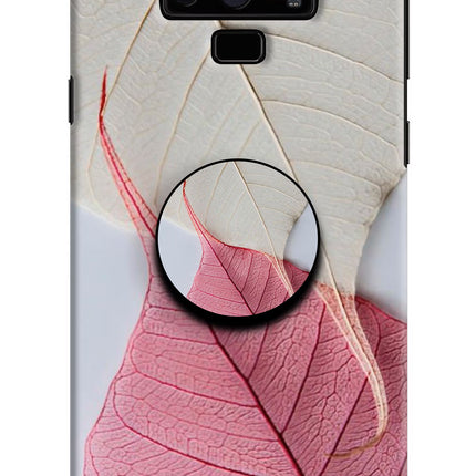 White Pink Leaf Samsung Note 9 Pop Case by Casekaro