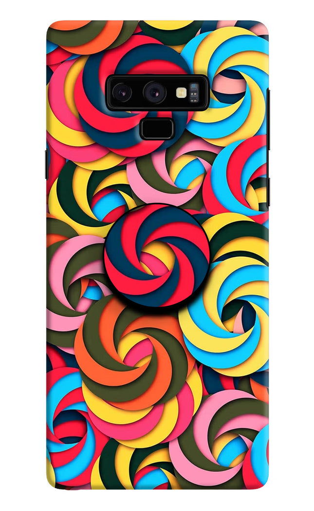 Spiral Pattern Samsung Note 9 Pop Case by Casekaro