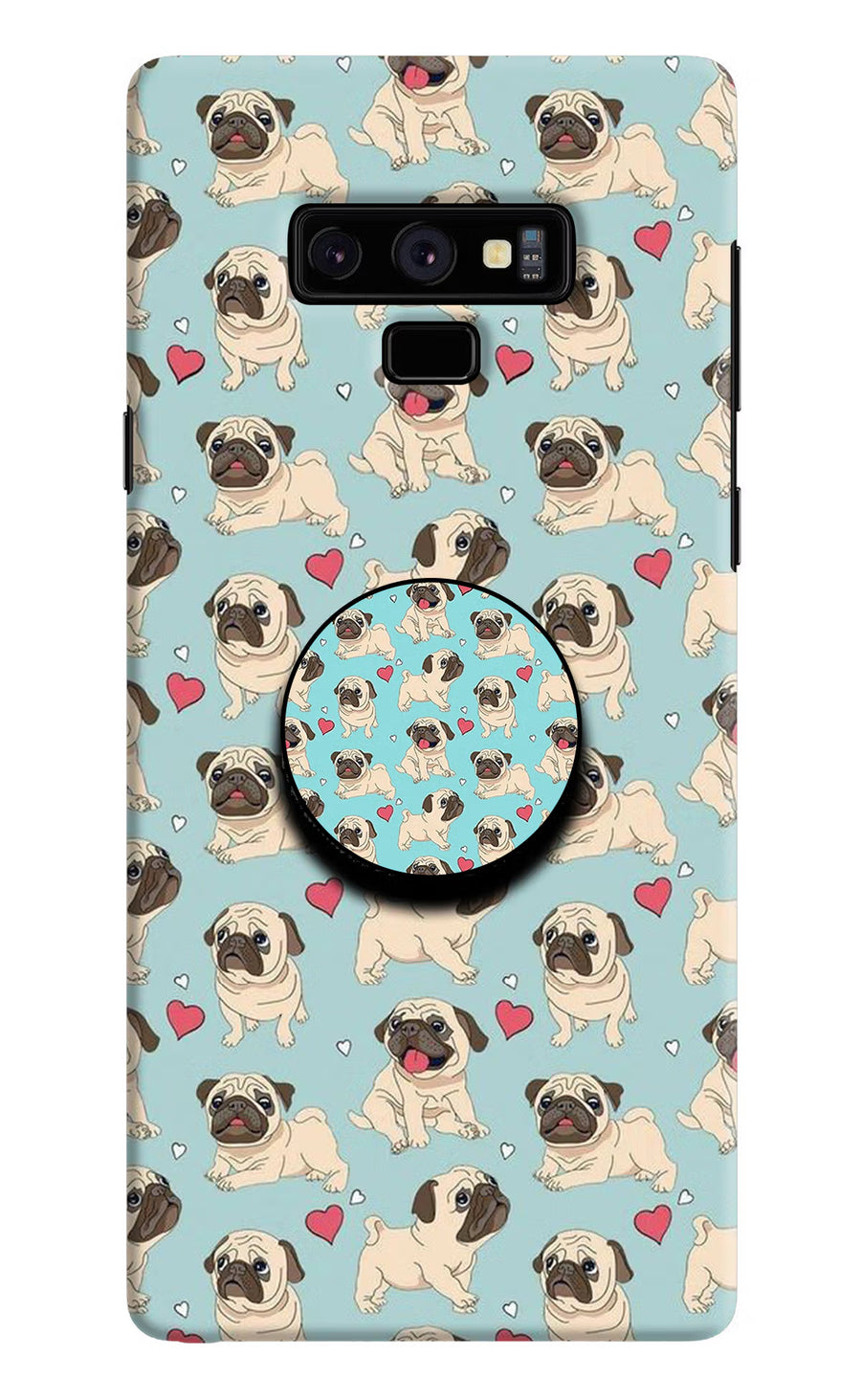 Pug Dog Samsung Note 9 Pop Case, Hard case
