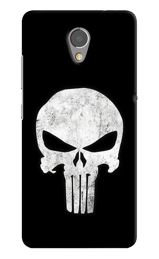 Punisher Skull Lenovo P2 Hard Case Back Cover by Casekaro