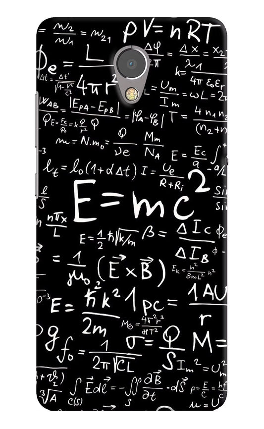 Physics Formula Lenovo P2 Hard Case Back Cover by Casekaro