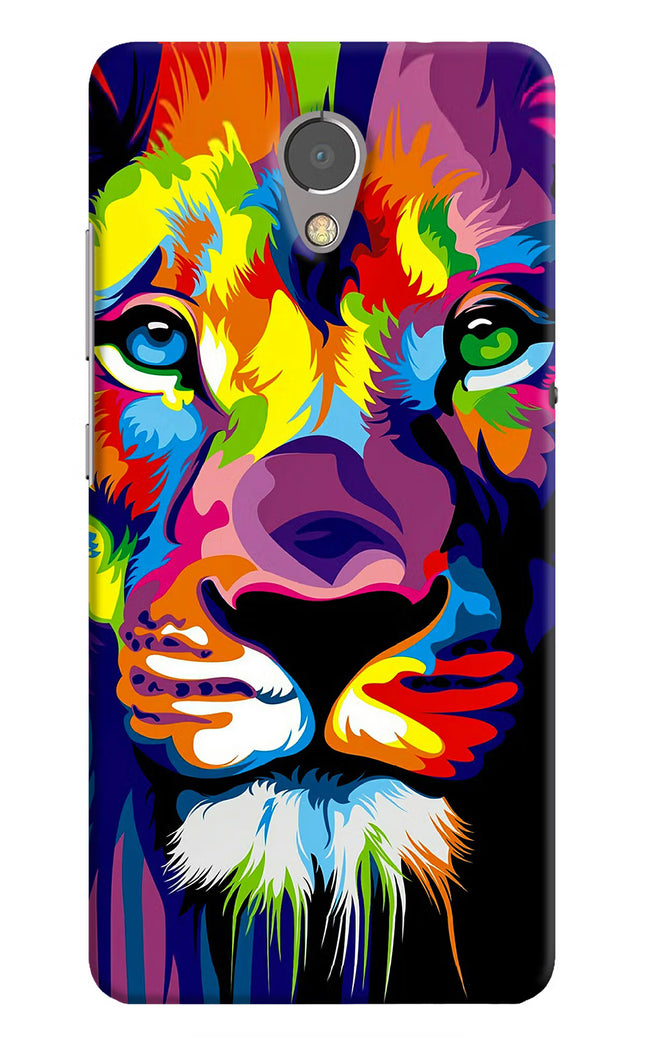 Lion Lenovo P2 Hard Case Back Cover by Casekaro