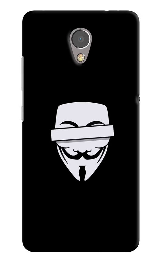 Anonymous Face Lenovo P2 Hard Case Back Cover by Casekaro