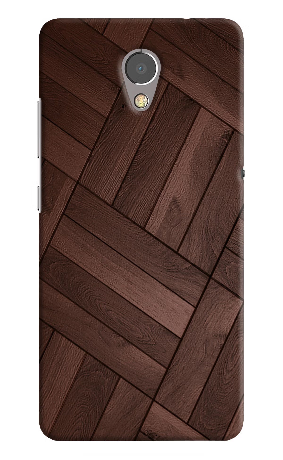 Wooden Texture Design Lenovo P2 Hard Case Back Cover by Casekaro