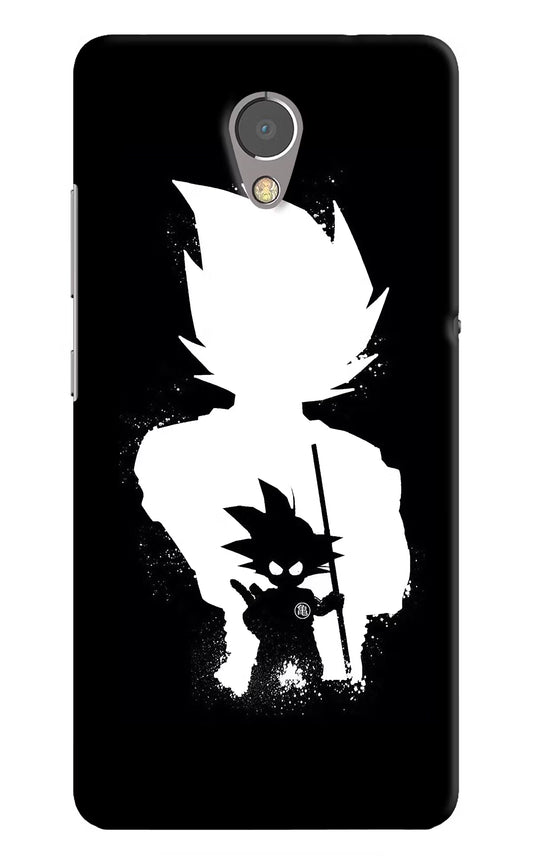 Goku Shadow Lenovo P2 Hard Case Back Cover by Casekaro