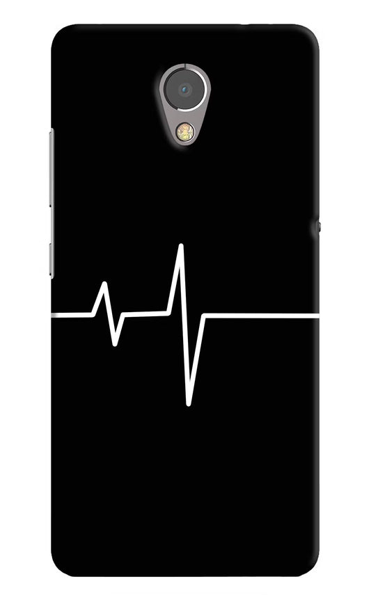 Heart Beats Lenovo P2 Hard Case Back Cover by Casekaro