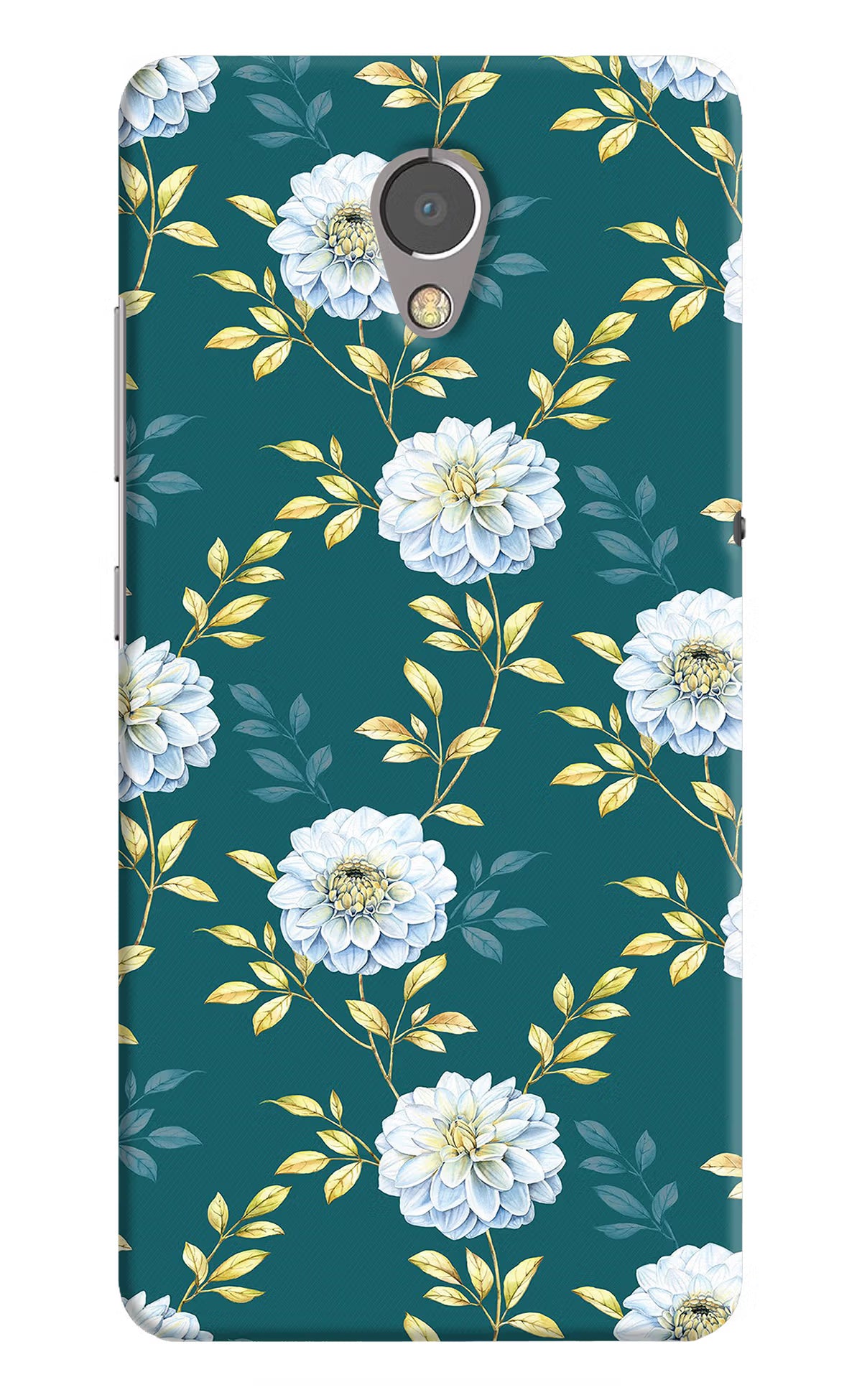 Flowers Lenovo P2 Hard Case Back Cover by Casekaro