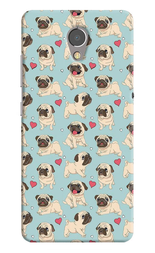 Pug Dog Lenovo P2 Hard Case Back Cover by Casekaro