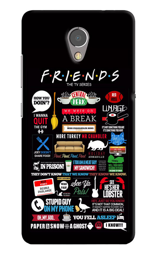 FRIENDS Lenovo P2 Hard Case Back Cover by Casekaro