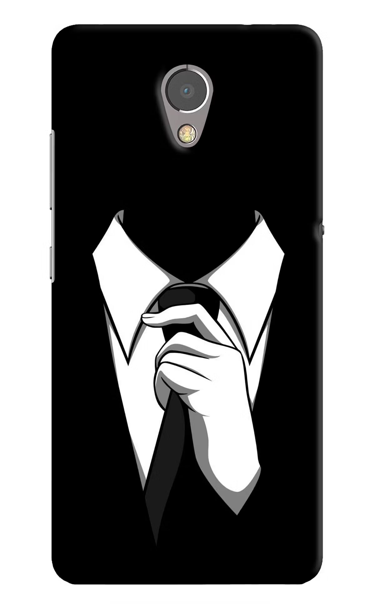 Black Tie Lenovo P2 Hard Case Back Cover by Casekaro