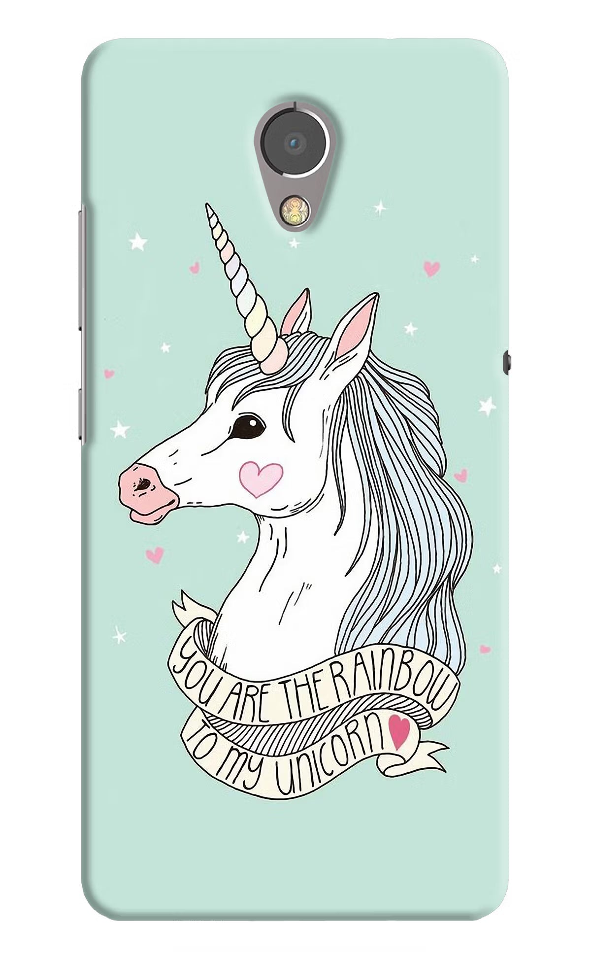 Unicorn Wallpaper Lenovo P2 Hard Case Back Cover by Casekaro