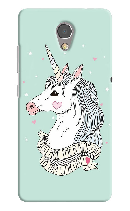 Unicorn Wallpaper Lenovo P2 Hard Case Back Cover by Casekaro