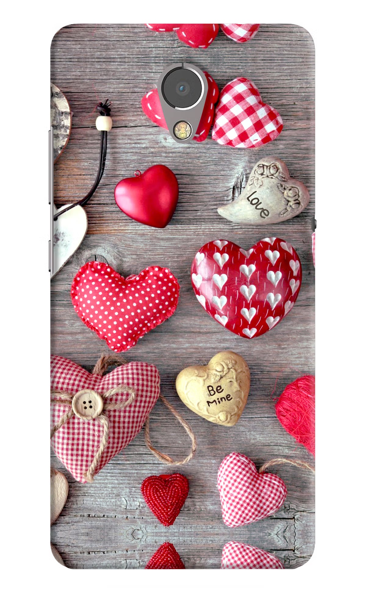 Love Wallpaper Lenovo P2 Hard Case Back Cover by Casekaro