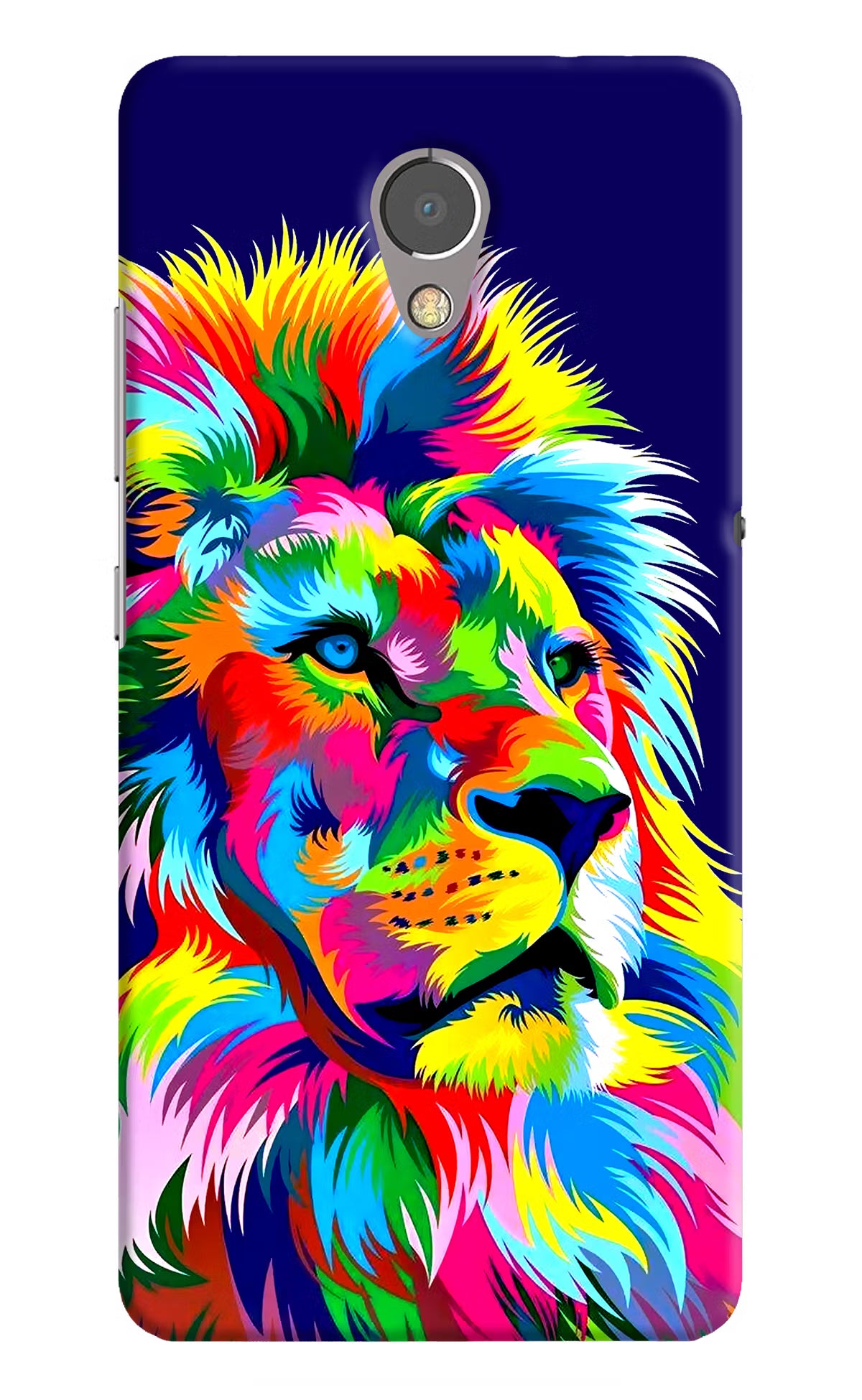 Vector Art Lion Lenovo P2 Hard Case Back Cover by Casekaro