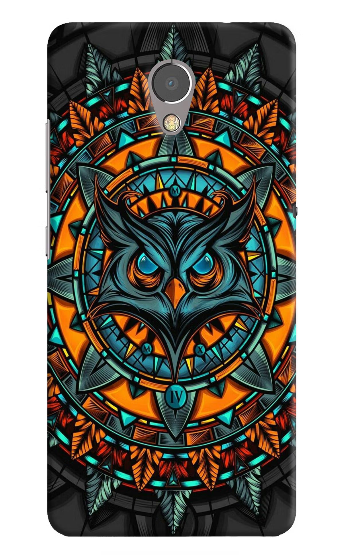 Angry Owl Art Lenovo P2 Hard Case Back Cover by Casekaro
