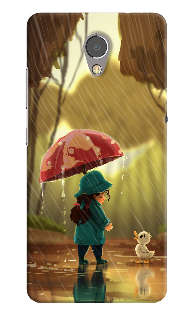Rainy Day Lenovo P2 Hard Case Back Cover by Casekaro