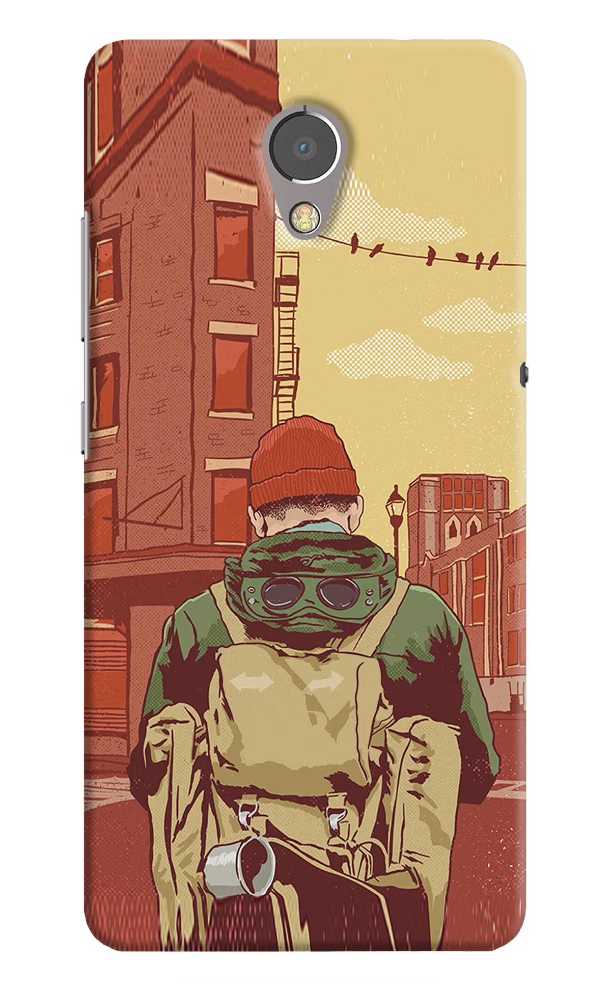 Adventurous Lenovo P2 Hard Case Back Cover by Casekaro