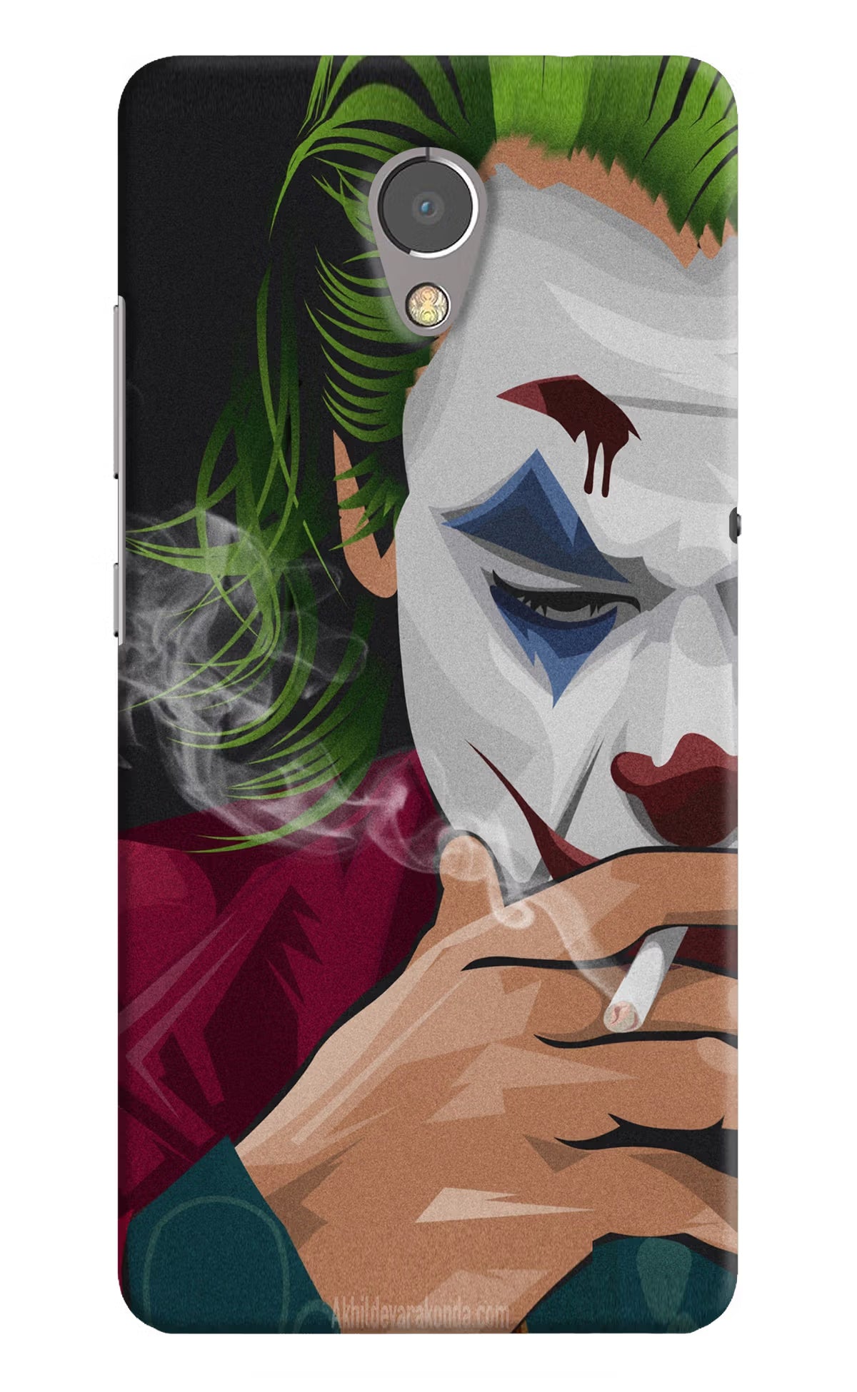 Joker Smoking Lenovo P2 Hard Case Back Cover by Casekaro