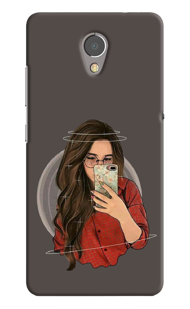 Selfie Queen Lenovo P2 Hard Case Back Cover by Casekaro
