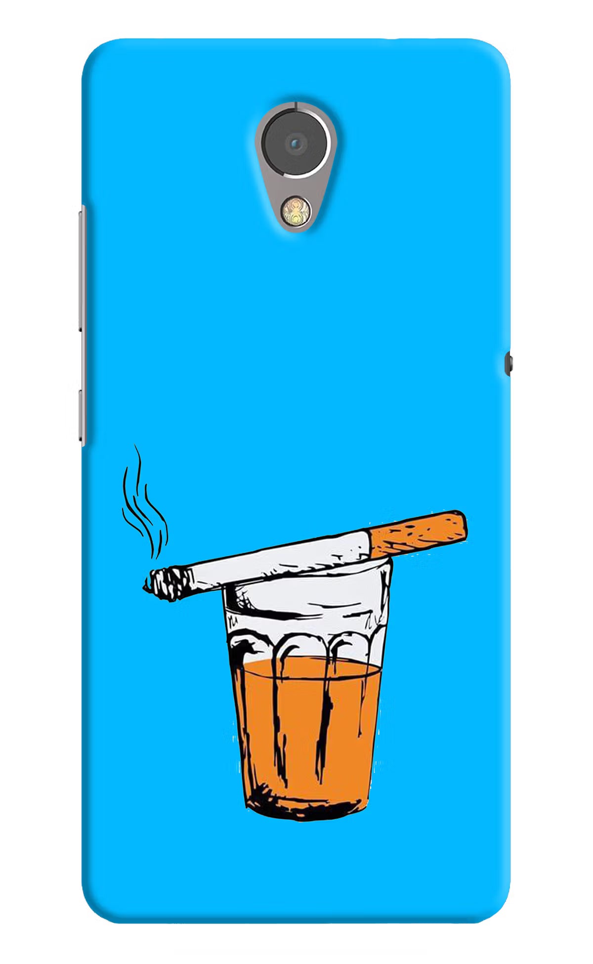 Chai Sutta Lenovo P2 Hard Case Back Cover by Casekaro