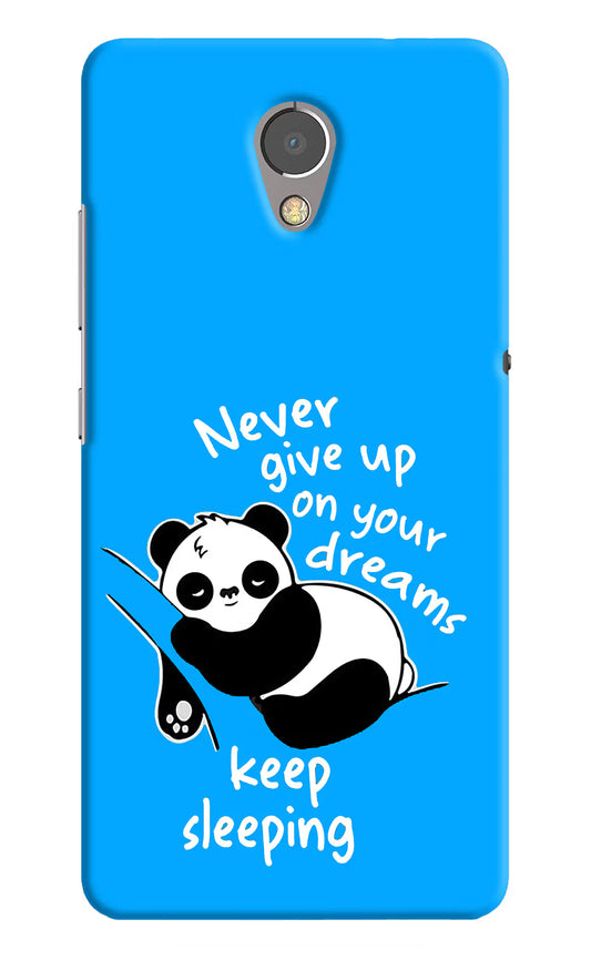 Keep Sleeping Lenovo P2 Hard Case Back Cover by Casekaro