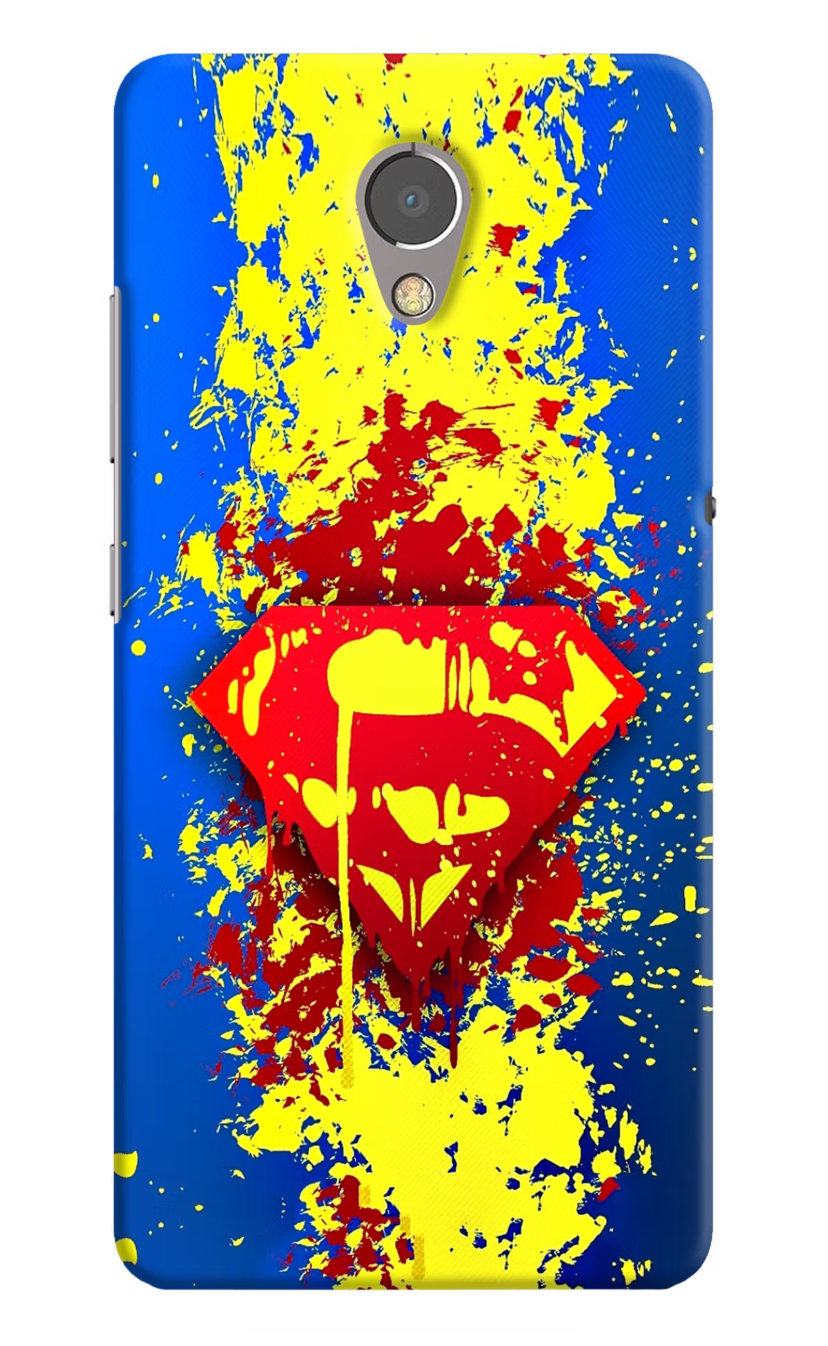 Superman logo Lenovo P2 Hard Case Back Cover by Casekaro