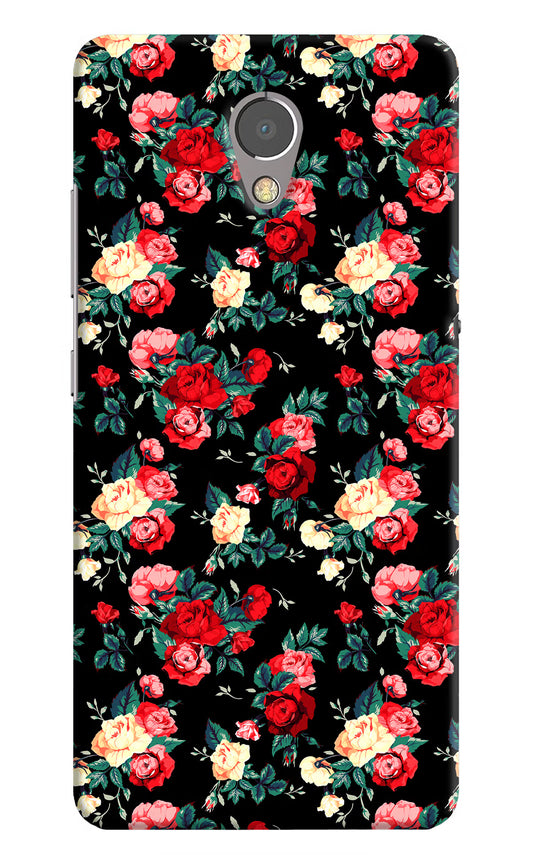 Rose Pattern Lenovo P2 Hard Case Back Cover by Casekaro