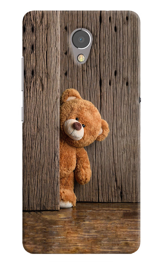 Teddy Wooden Lenovo P2 Hard Case Back Cover by Casekaro