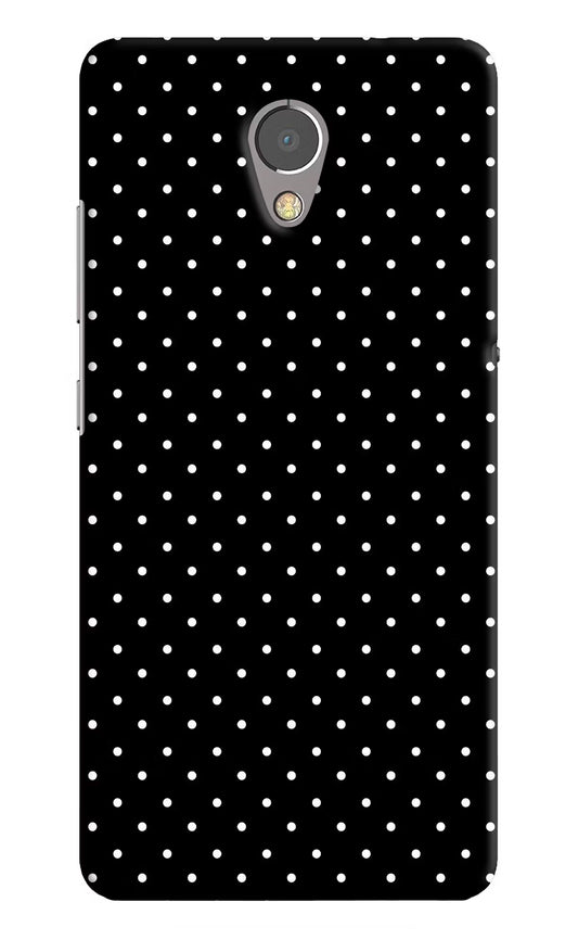 White Dots Lenovo P2 Hard Case Back Cover by Casekaro