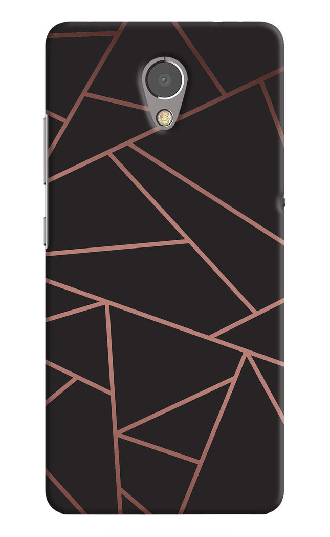 Geometric Pattern Lenovo P2 Hard Case Back Cover by Casekaro