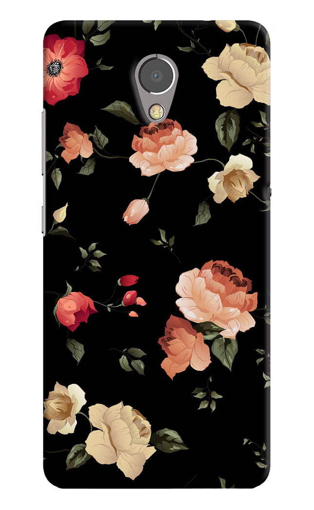 Flowers Lenovo P2 Hard Case Back Cover by Casekaro