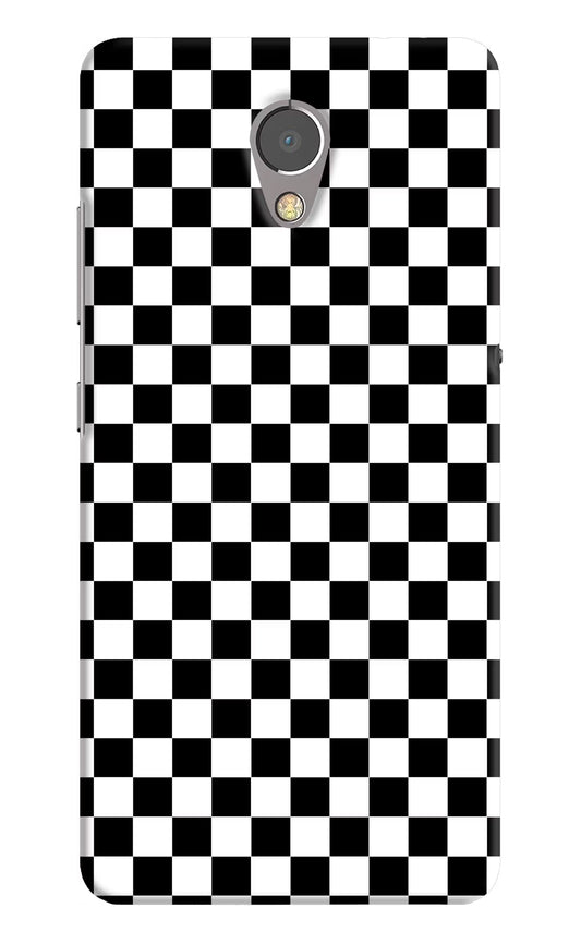 Chess Board Lenovo P2 Hard Case Back Cover by Casekaro