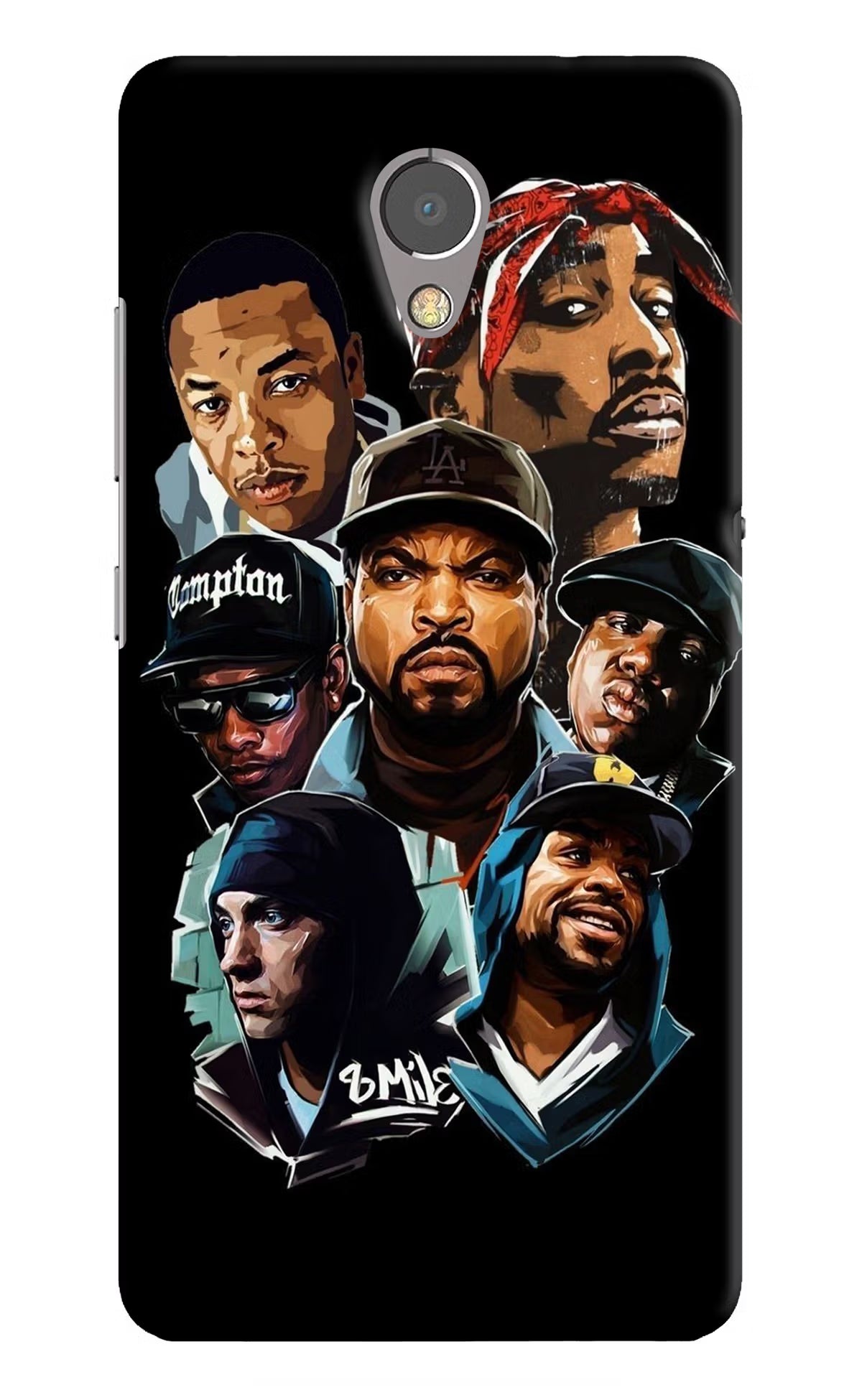Rappers Lenovo P2 Hard Case Back Cover by Casekaro