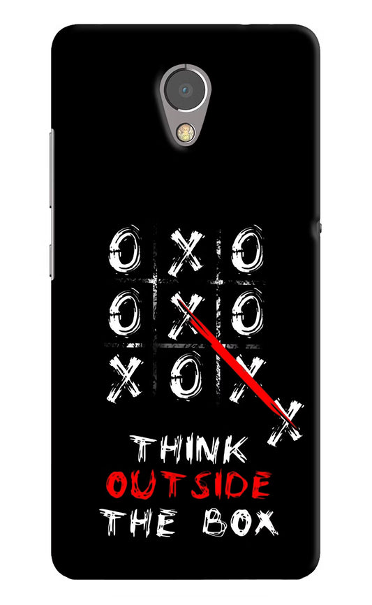 Think out of the BOX Lenovo P2 Hard Case Back Cover by Casekaro