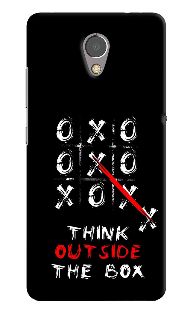 Think out of the BOX Lenovo P2 Hard Case Back Cover by Casekaro