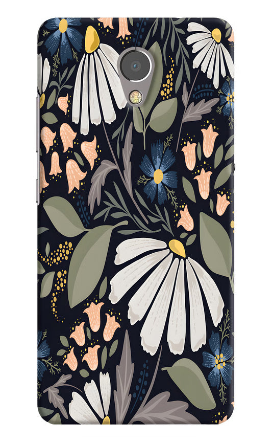Flowers Art Lenovo P2 Hard Case Back Cover by Casekaro