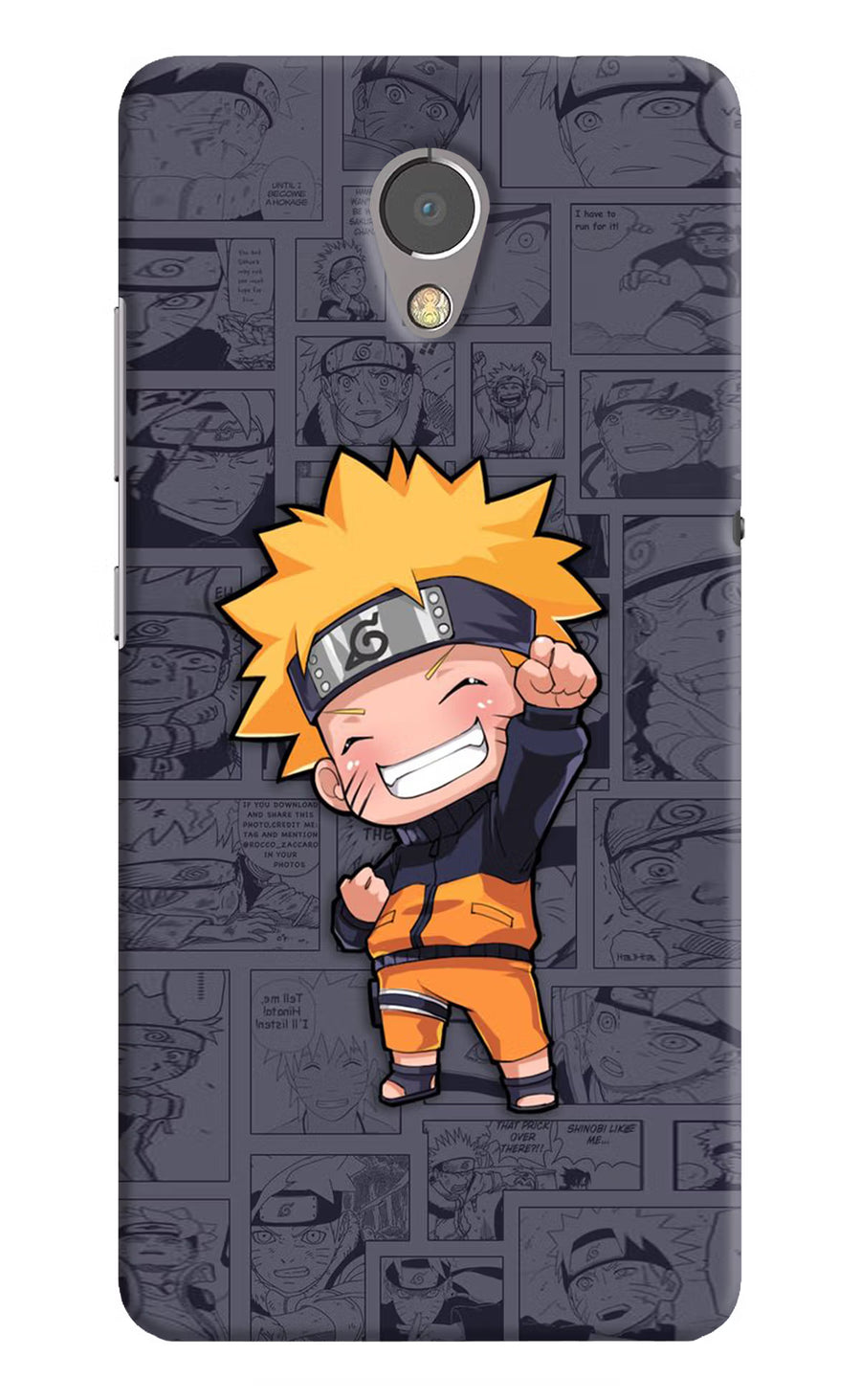 Chota Naruto Lenovo P2 Back Cover, Hard case